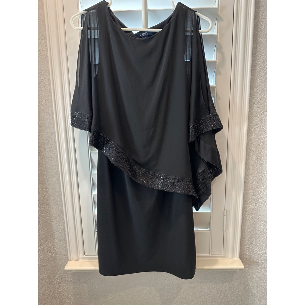 Chaps Cape dress - Picture 2 of 8